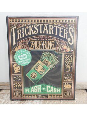 New Sealed TrickStarters By Zach King "Flash Cash" Magic Trick Set Learn